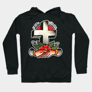 Faith and Friendship tattoo design Hoodie